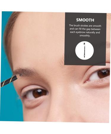 TOVINANNA 12 Pcs Two-in-one Eyebrow Pencil Eyebrow Liner Filler Brow Pencils Woman Eyebrow Comb Wooden Mash up - Buy Online on GoSupps.com