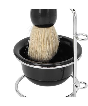 Premium 3-Piece Shaving Brush Set | Ideal Beard Grooming Gift & Travel Stand for Men - Buy Online on GoSupps.com