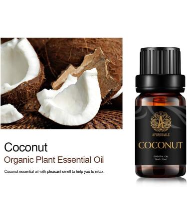 100% Pure Coconut Essential Oil - 10ml Therapeutic Grade for Diffusers Humidifiers Aromatherapy Skin & Hair Care - Buy Online on GoSupps.com