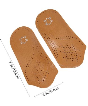 FOMIYES 2 Pairs Half Insoles for Plantar 3/4 Orthotic Arch Support Cushion for Women | Invisible Comfort - Buy Online on GoSupps.com