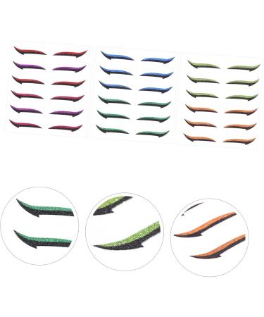 Mipcase 18 Pairs Anti Sweat Eyeliner Eyeshadow Instant Eyeliner Stickers Eye Line Strip Sticker Water Proof - Buy Online on GoSupps.com