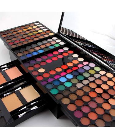 DISAAR 180 Colors Matte Eyeshadow Makeup Powder Blush Brow & Eyeliner Set - Buy Online on GoSupps.com