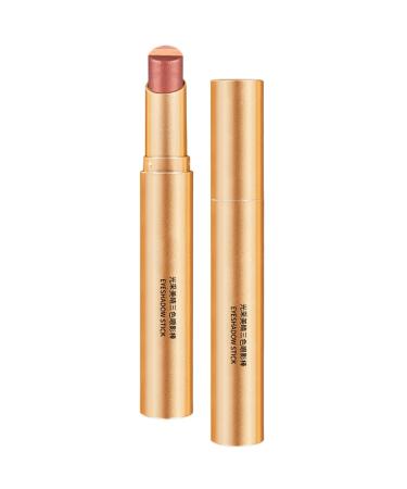 Gradient Eyeshadow Glitter Eye Shadow Pencil Long Lasting Cream Eyeshadow Professional Makeup Eye Stick Easy Blend Gradient Stick Vibrant Shimmer Eyeshadow Portable Eyeshadow for Travel 03#