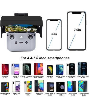 SUPRBIRD Sun Hood for DJI Mavic Mini 2 & Mavic Air 2 - Controller Mount Sunshade for Smartphone Screen - Buy Online on GoSupps.com