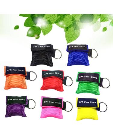 INOOMP 8pcs CPR Barrier Keychain - Emergency Masks for Outdoor First Aid & Training - Buy Online on GoSupps.com
