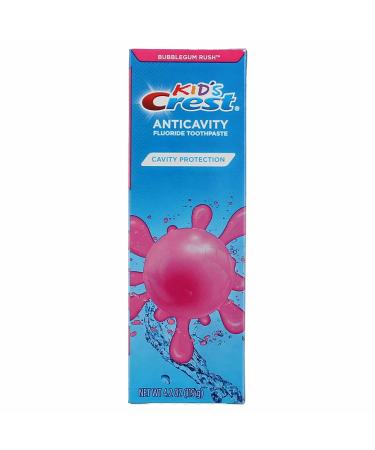 Crest Kids Fluoride Toothpaste 2+ Bubblegum Rush - 4.2 oz Anticavity Protection - Buy Online on GoSupps.com