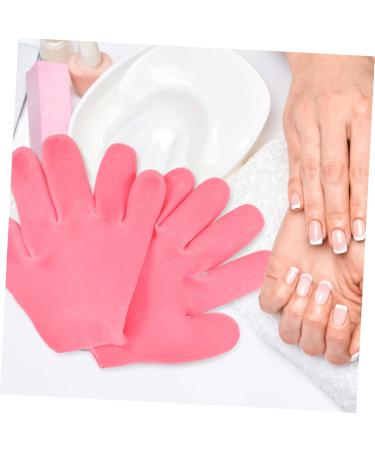 Housoutil 2 Pairs Gloves for Dry Hand Treatment Overnight Dry Hands moisturizing Hand moisturizer Gloves Overnight Silica Gel Miss Moisture Gloves for Dry Hand moisturizing Socks - Buy Online on GoSupps.com