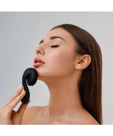 Diforo Arum Piano Black Sonic Facial Brush with Magnetic Therapy Function - Buy Online on GoSupps.com