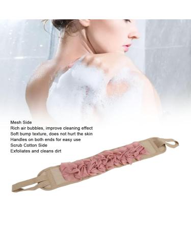 Double-Sided Shower Towel & Back Scrubber Belt - Exfoliating Bath Towel for Men & Women | Durable Skin Care Solution - Buy Online on GoSupps.com