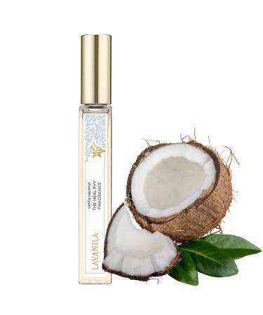 Lavanila Vanilla Coconut Perfume for Women 0.32 oz Roller - Tropical Coconut Tahitian Tiare Flower & Warm Vanilla The Healthy Fragrance Clean and Natural - Buy Online on GoSupps.com