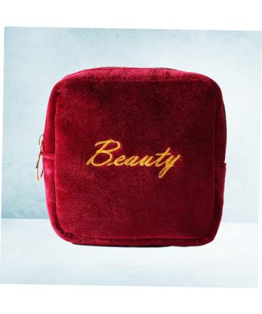 Lurrose Mini Transparent Makeup Bag | Plush Cosmetics Organizer | Clear Travel Case 13x13x4cm - Buy Online on GoSupps.com
