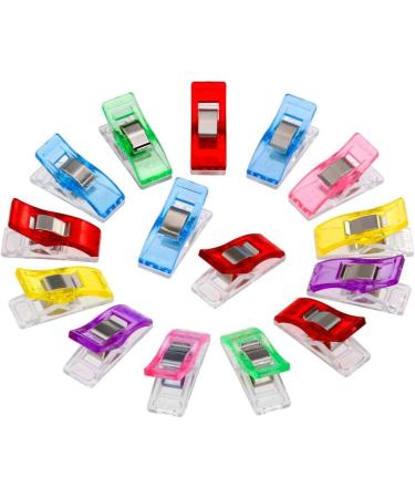 180 Multicolor Plastic Craft Clips - Sewing, Quilting, Crochet, and Knitting Supplies - Buy Online on GoSupps.com