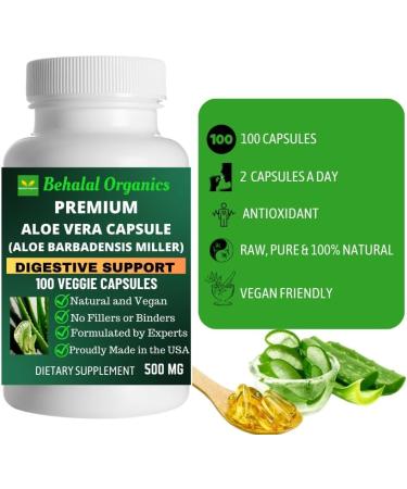 Behalal Organics Aloe Vera Quick Release Capsules - Buy Online on GoSupps.com