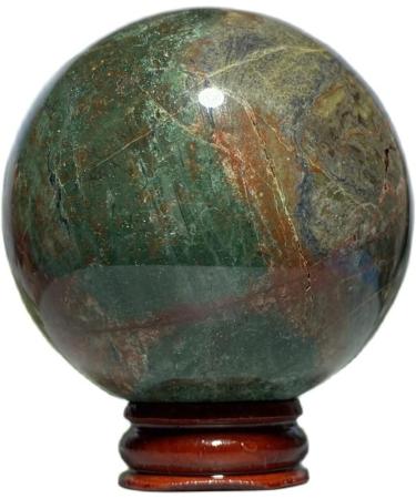 Natural Sphere Natural Crystal Rainbow Moss Agate Ball Gem Minerals Stone Hand-Polished Home Decoration 1pc (Color : 370-380g) - Buy Online on GoSupps.com