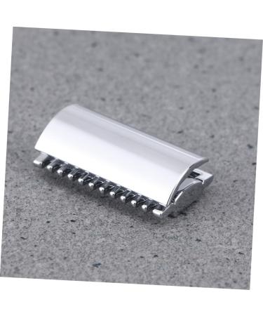 Beavorty 2-Piece White Shaving Set - Men's Metal Razor with Chestnut Wood Handle | Premium Grooming Accessories - Buy Online on GoSupps.com