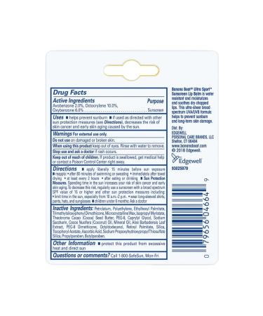 Buy Banana Boat Sport Performance Sunscreen Lip Balm SPF 50 - 11 Pack for Ultimate Protection | Fast International Shipping - Buy Online on GoSupps.com