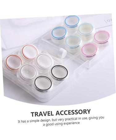 Homsfou Contact Lens Organizer Set - Travel-Friendly Colored Lens Storage Case | Durable Plastic Container for Glasses - Buy Online on GoSupps.com