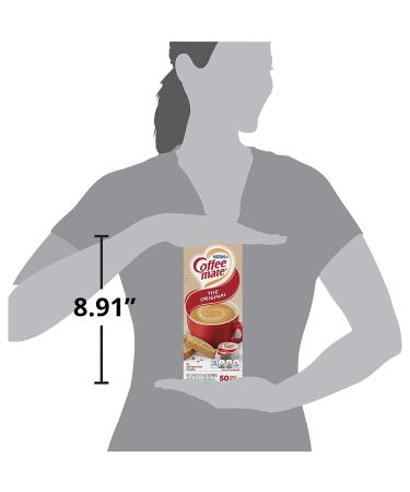 Nestle Coffee-mate Liquid Creamer Singles Original 0.38 Oz - Box of 50 Singles | Convenient Individual Portions - Buy Online on GoSupps.com
