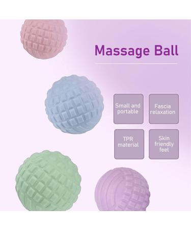 Foot Massager Ball with Stinging Points | Stress Relief & Plantar Fasciitis Relief | Skin-Friendly Green Massage Device - Buy Online on GoSupps.com