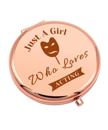 Theatre Gifts Theatre Lover Gifts Compact Makeup Mirror for Actors Director Broadway Theatre Drama Gifts Theater Girl Gifts Folding Makeup Mirror for Drama Student Birthday Graduation Gifts