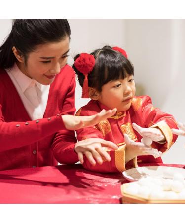 FRCOLOR 12 Pairs Tassel Hair Ball Hair Clip Hair Barrettes for Thick Hair Hanfu Hair Accessories for Kids Baby Hair Clips Metal Hair Clips Princess Artificial Fur Red Girl Child Issue Card - Buy Online on GoSupps.com