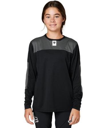 Buy Fox Racing Unisex Kids YTH Defend LS Jersey & 6 Ranger Crew Socks L Black - International Shipping Available - Buy Online on GoSupps.com