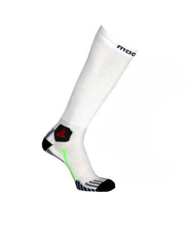 Moose DRIVE compression stockings compression socks sports socks silver fiber 46-47 white