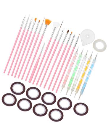 Nail Art Polish Brush Set - Professional Nail Painting & Drawing Tools for Manicure & Dotting - International Shipping Available - Buy Online on GoSupps.com
