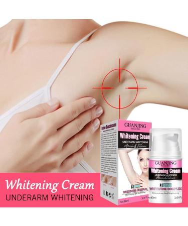 60ml Dark Skin Permanent Whitening Cream Full Body Bleaching Lightening Brightening - Buy Online on GoSupps.com