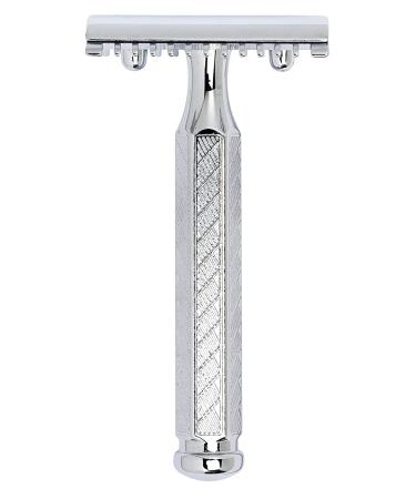 Buy Merkur Razor Plane 41C - Hexagonal Handle Gloss Chrome | Open Comb Wet Shaving Razor | Made in Germany | Zinc Die Casting - Buy Online on GoSupps.com