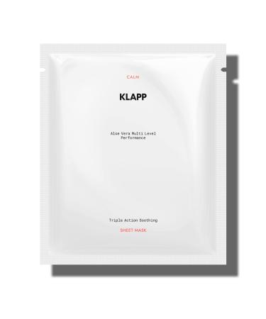 KLAPP Cosmetics Triple Action Soothing Sheet Mask 1 set met 3 maskers