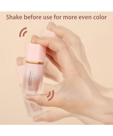 Soft Cream Blush with Cushion Applicator - Dewy Finish, Matte Velvet Texture - High-Pigmented & Blendable Long-Wearing Liquid Blush (05mystery) - Buy Online on GoSupps.com