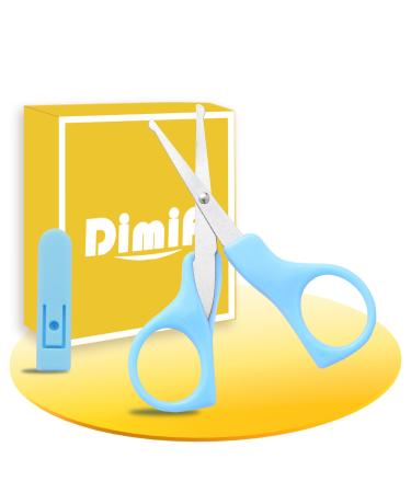 Dimiff nail scissors children stainless steel-nail scissors baby children's indicator scissors with curved blades and rounded tips baby cubes baby groves for newborns from 0 months