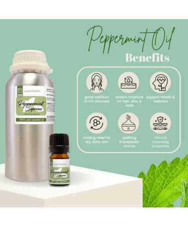 Buy GreenHealth 5 ml Peppermint Supreme Essential Oil | 100% Pure & Uncut | International Shipping Available - Buy Online on GoSupps.com