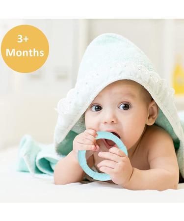 Baby Wearable Teething Bracelet - Soft Teething Ring for Home & Travel (Type A) - Buy Online on GoSupps.com