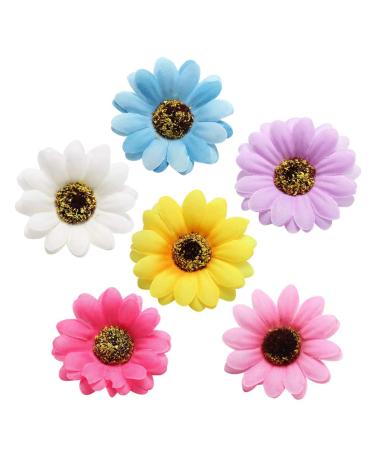 Sunflower Hair Clip Hair Pins Bridal Hair Clips Hair Accessories for Home Travel 6Pcs