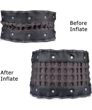 Premium Return Decompression Belts | Lumbar Support for Lower Back Pain Relief | Effective Back Traction Equipment (Color: SVA SVART) - Buy Online on GoSupps.com