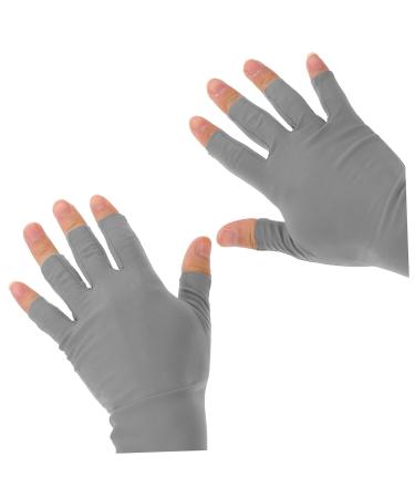 minkissy 2 Pairs Women's Sun Protection Gloves Manicure Gloves Anti Uv Nail Uv Gloves Uv Protection Gloves for Gel Nail Lamp Uv Protective Gloves for Manicure Breathable Nylon Nail Supplies - Buy Online on GoSupps.com