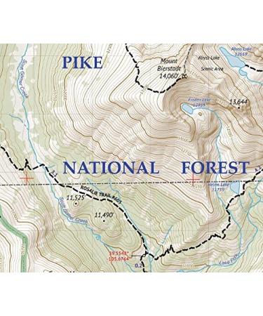 Mount Evans Wilderness Topographic Hiking Map 2018 - Colorado Trail Maps - Buy Online on GoSupps.com