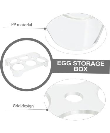 Artibetter 3pcs Egg Storage Box Fridge Organizer Drawer Egg Cartons Egg Cups Grids Accessories Refrigerator Pp Assorted Colorx3pcs 14.8x9.7x2cmx3pcs - Buy Online on GoSupps.com