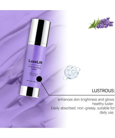 Luxelift Lift & Firm Body Cream Lavender Body Creams for Women Skin Tightening Cream Firming Body Lotion Collagen Cream Skin Tightening Cream Deep Moisturizes Reduce Wrinkles & Tighten Skin - Buy Online on GoSupps.com