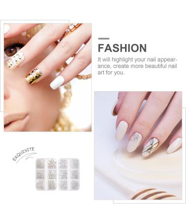 minkissy 2 Boxes Nail Art Accessories Rhinestones Nail Art Beeds Rhinestones for Nails Flatback Rhinestones Crafts Flake Beads Charms Nail Glitter Flake Nails Sequin Beadwork Manicure Pp - Buy Online on GoSupps.com