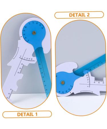 Oatipho Portable Pupillometer - Accurate Pupil Distance Measurement Tool for Glasses Frames - Metal Spacing Scale & Light Tape - Buy Online on GoSupps.com