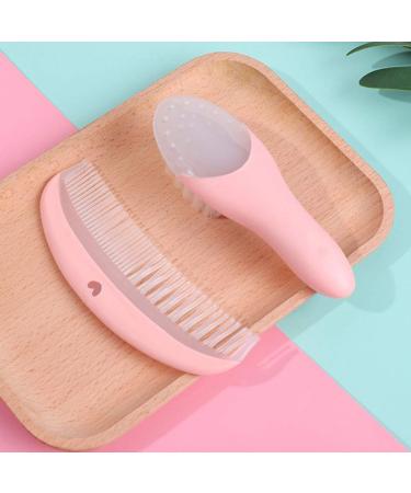 SUPVOX Scalp Massager Baby Soft Brush and Comb Set Eco Friendly Massage Hairbrush Bath Brush for Newborns and Toddlers () Baby Bath - Buy Online on GoSupps.com