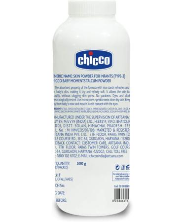 Chicco 500g Talcum Powder - Buy Online on GoSupps.com