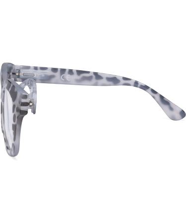 Eyekepper Oversized Retro Eyeglasses for Women - Grey/Tortoise Frame, 0.0 x Magnification - Buy Online on GoSupps.com