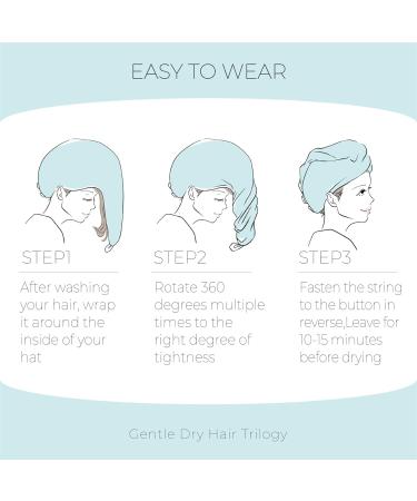 Microfiber Hair Towel Wrap for Women - Quick Dry & Super Absorbent Hair Towel for Long Curly & Thick Hair - Green 1 Pack - Buy Online on GoSupps.com