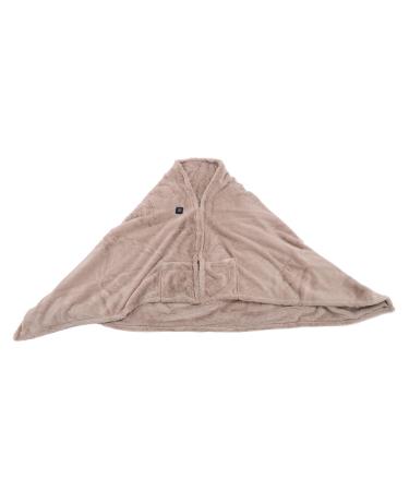 Electric Throw Blanket 3-Level Adjustable Heated Shawl Portable Cold Protection Keeps Warm for Indoor Use