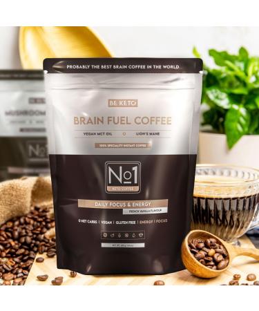 Instant Coffee - Brain Fuel (MCT Oil & Lion's Mane) - French Vanilla 250g - Buy Online on GoSupps.com