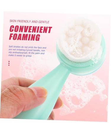 POPETPOP Silicone Face Brush Multi-Function Exfoliating Brush Multi-Function Face Cleaner Facial Cleaning Brush Household Face Brush Portable Face Brush Silica Gel Handle Manual 12x4.5cm - Buy Online on GoSupps.com